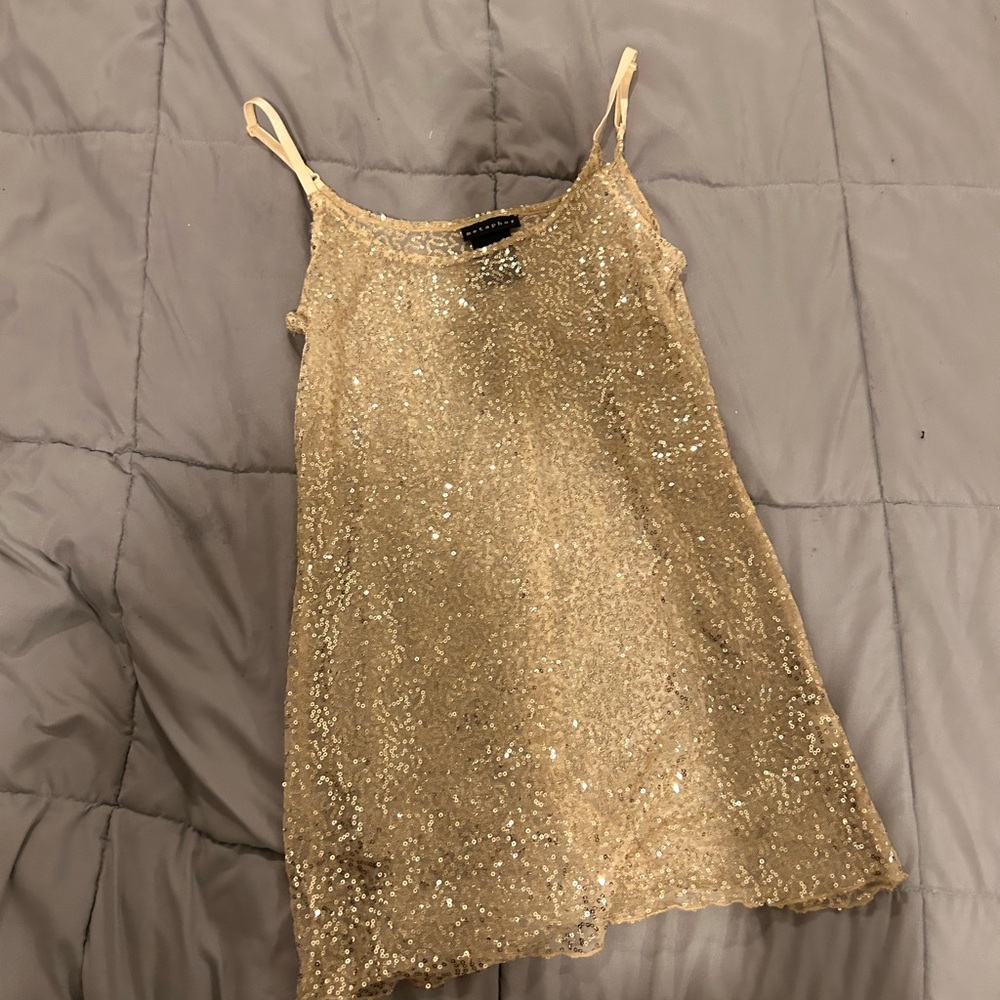 Metaphor Sparkling Gold Camisole